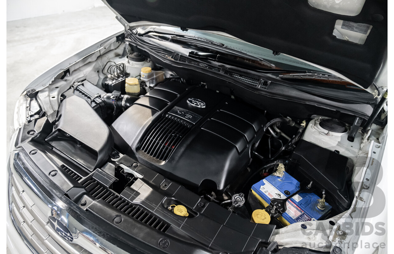 7/2013 Subaru Tribeca 3.6R Premium (AWD) MY13 4d Wagon White 3.6L - 7 Seater