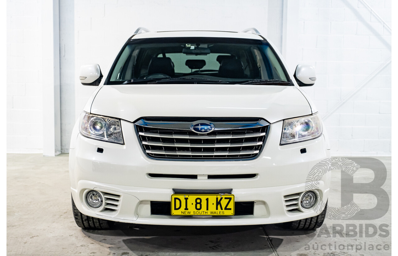 7/2013 Subaru Tribeca 3.6R Premium (AWD) MY13 4d Wagon White 3.6L - 7 Seater