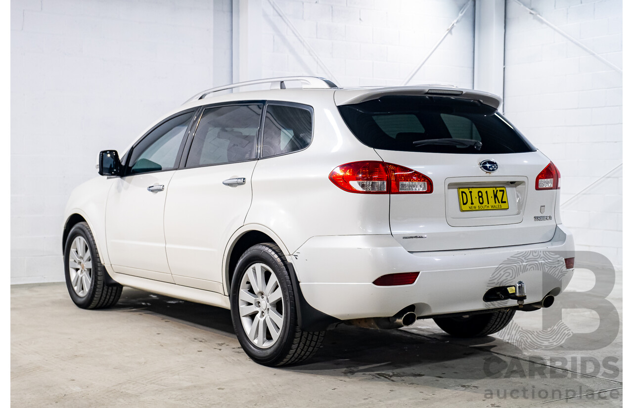 7/2013 Subaru Tribeca 3.6R Premium (AWD) MY13 4d Wagon White 3.6L - 7 Seater