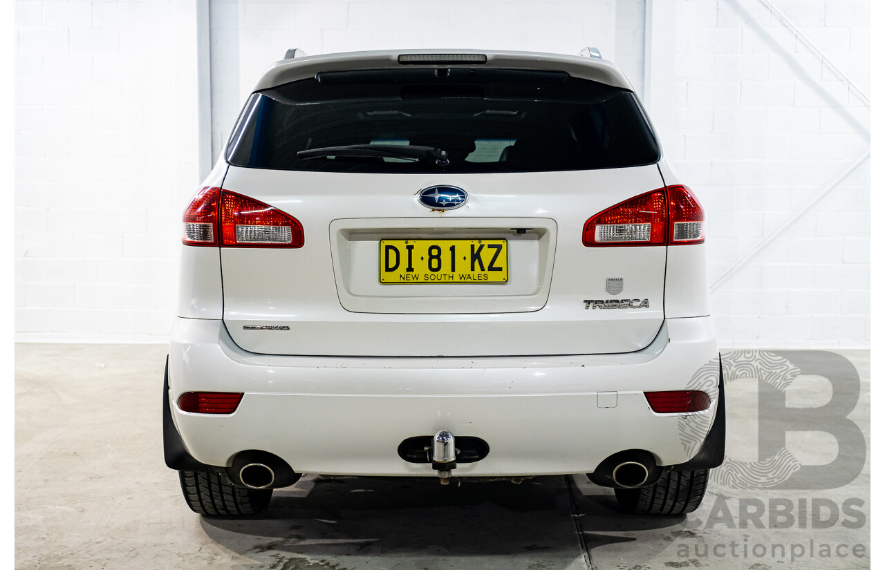 7/2013 Subaru Tribeca 3.6R Premium (AWD) MY13 4d Wagon White 3.6L - 7 Seater