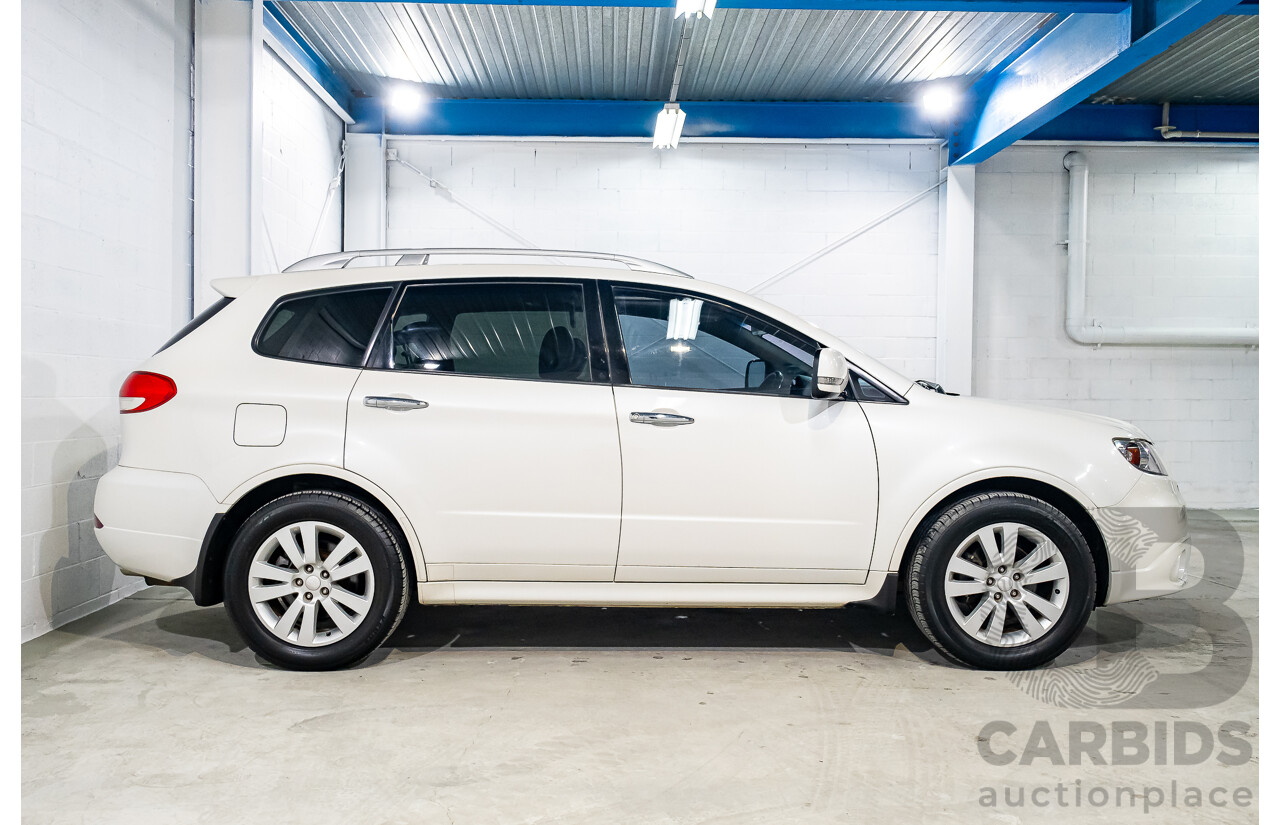 7/2013 Subaru Tribeca 3.6R Premium (AWD) MY13 4d Wagon White 3.6L - 7 Seater