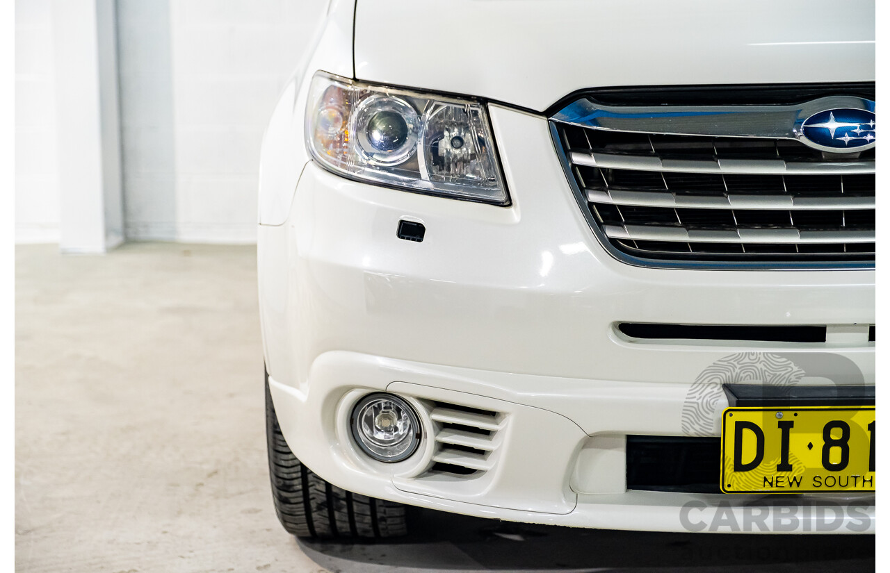 7/2013 Subaru Tribeca 3.6R Premium (AWD) MY13 4d Wagon White 3.6L - 7 Seater