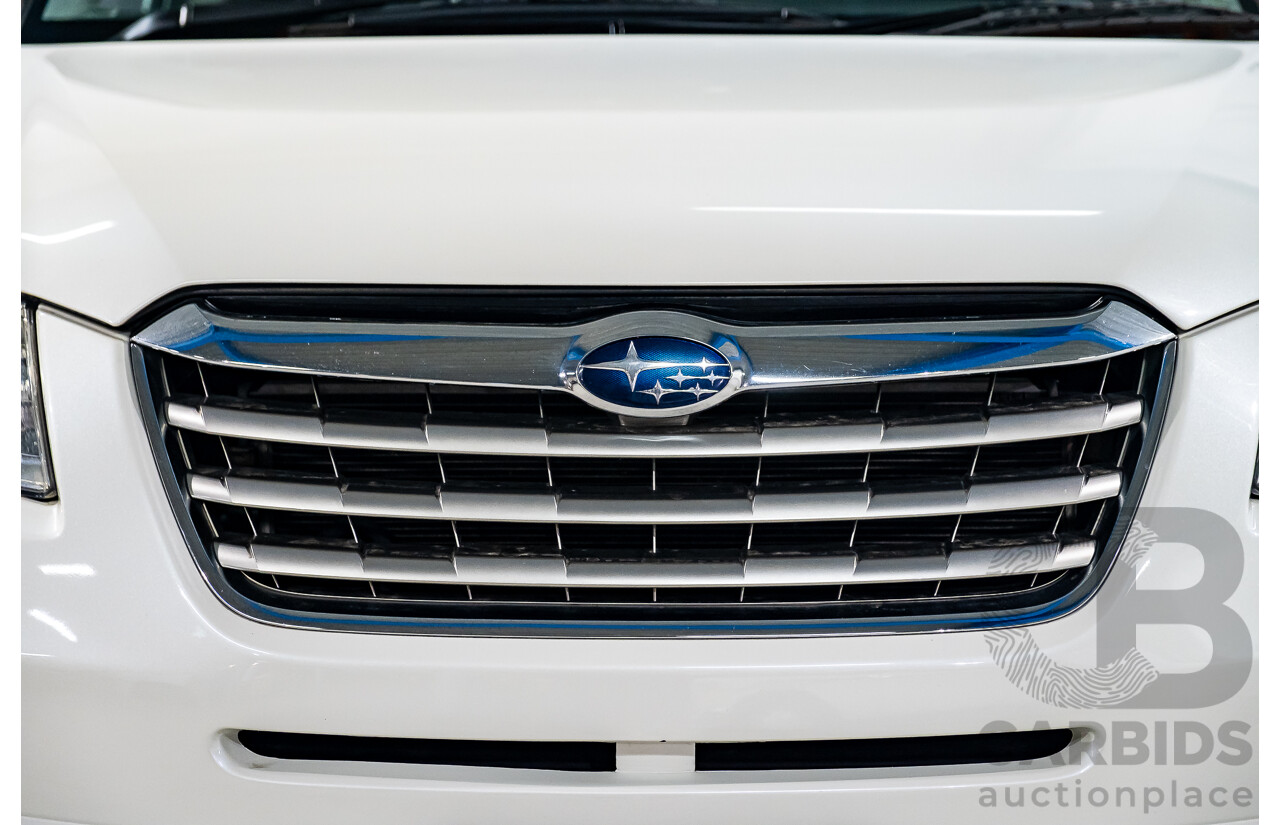 7/2013 Subaru Tribeca 3.6R Premium (AWD) MY13 4d Wagon White 3.6L - 7 Seater