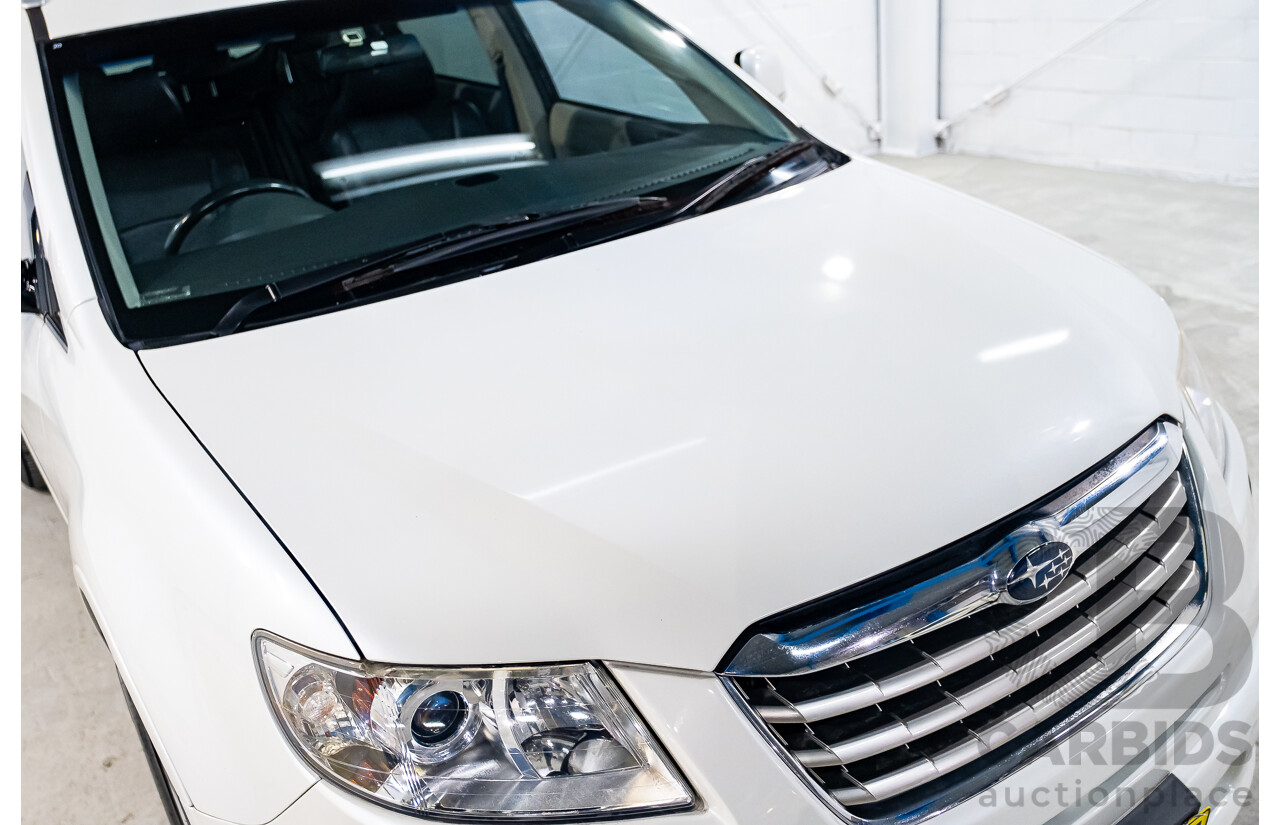 7/2013 Subaru Tribeca 3.6R Premium (AWD) MY13 4d Wagon White 3.6L - 7 Seater