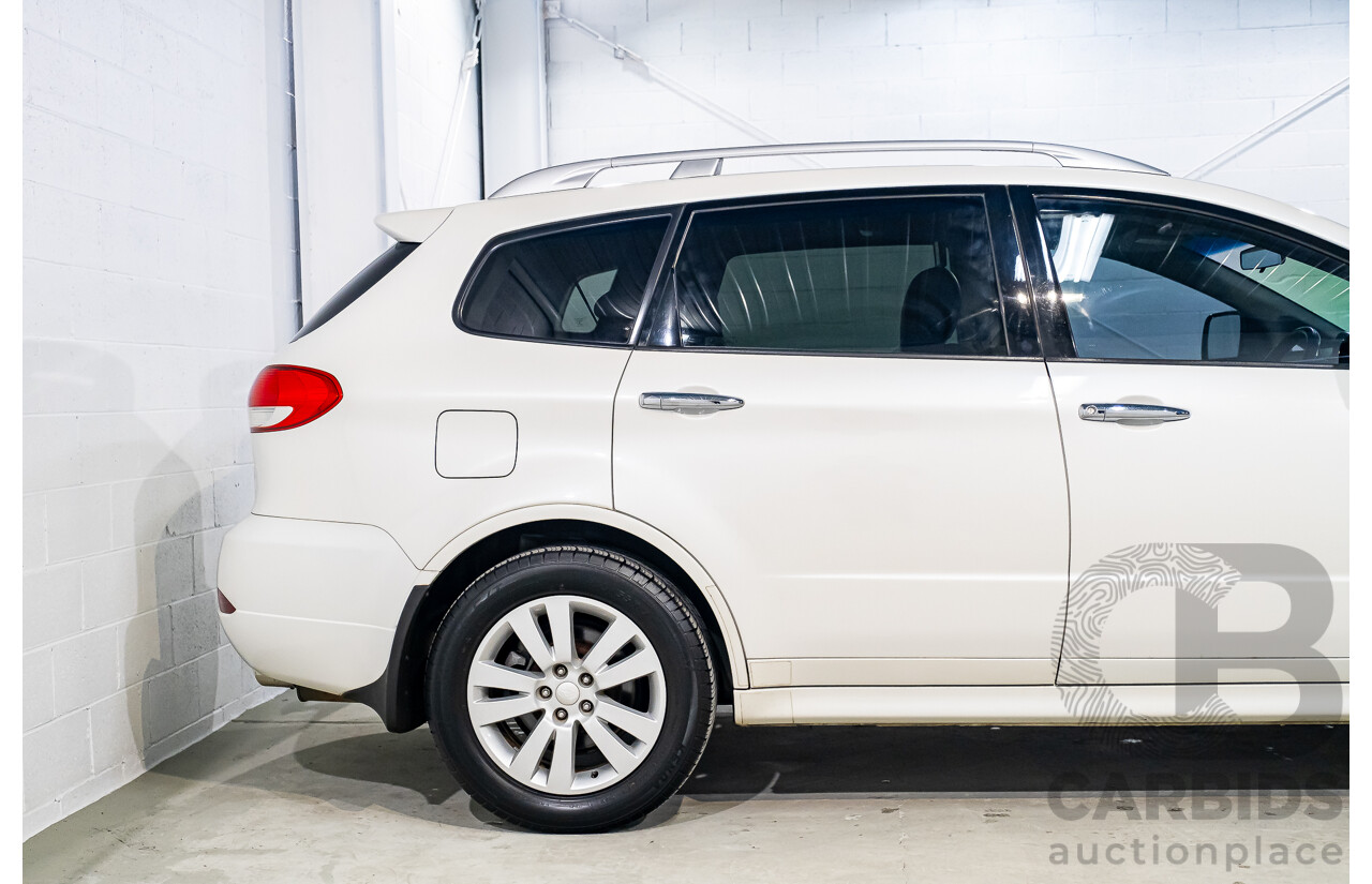 7/2013 Subaru Tribeca 3.6R Premium (AWD) MY13 4d Wagon White 3.6L - 7 Seater