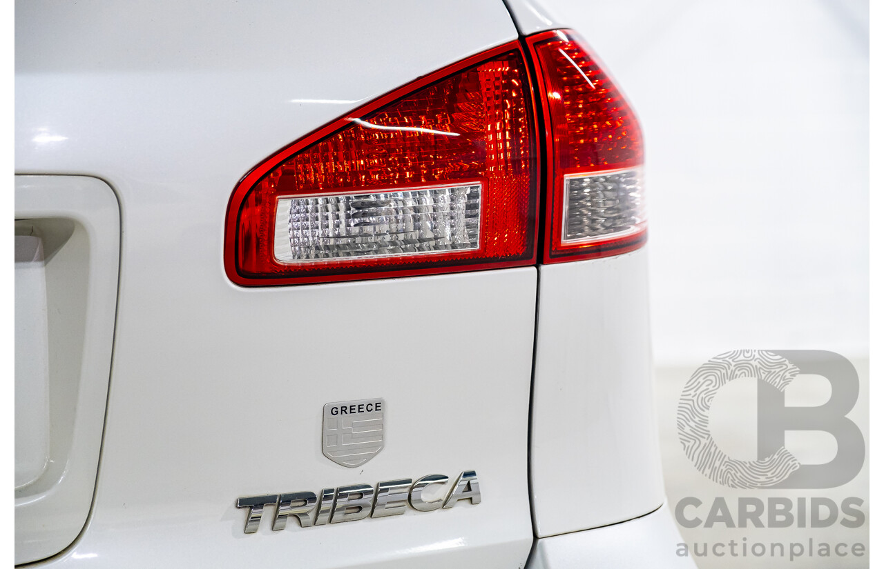 7/2013 Subaru Tribeca 3.6R Premium (AWD) MY13 4d Wagon White 3.6L - 7 Seater
