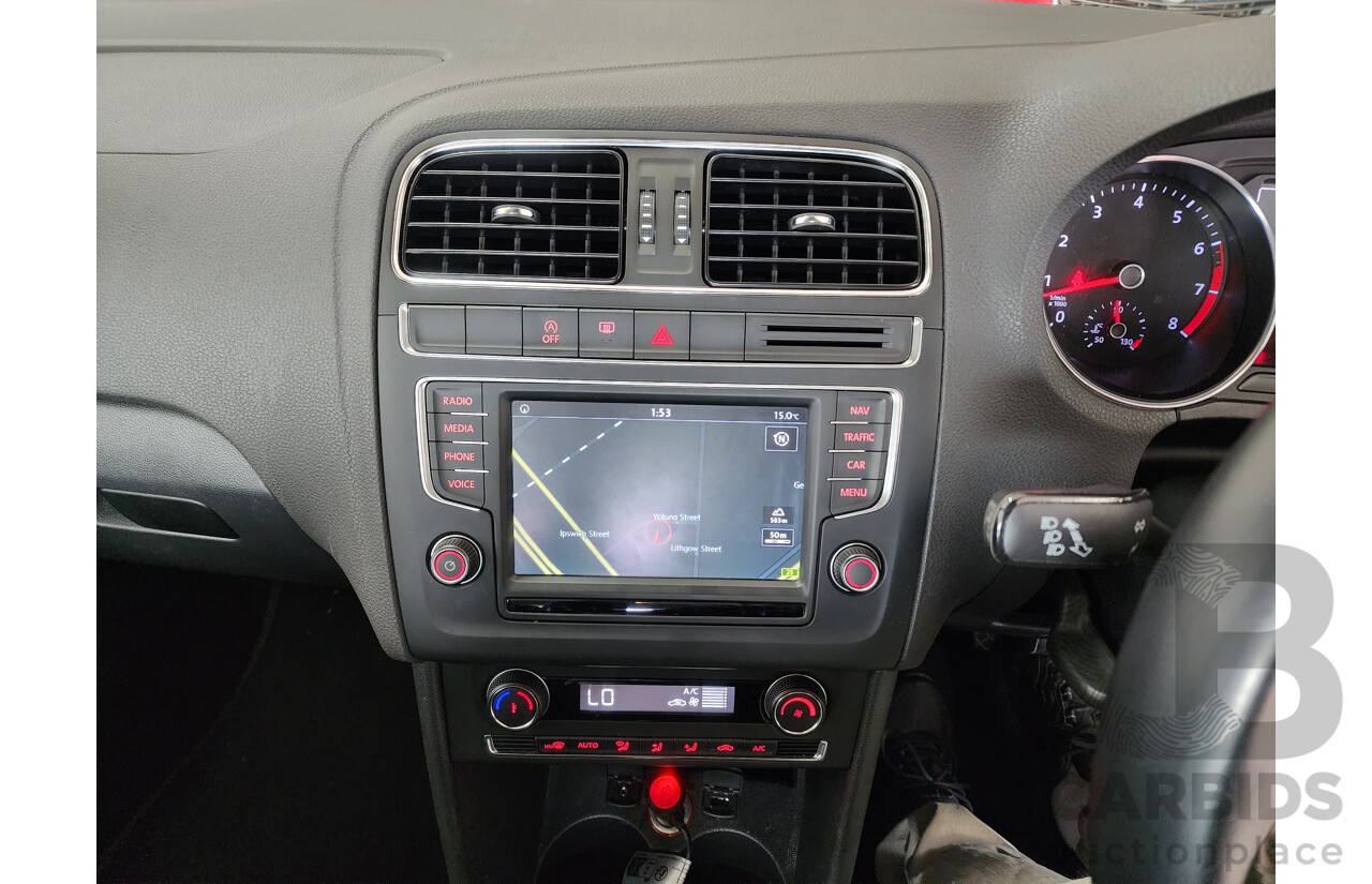 03/2016 Volkswagen Polo 81 TSI COMFORTLINE FWD 6R MY16 5D Hatchback Red 1.2L