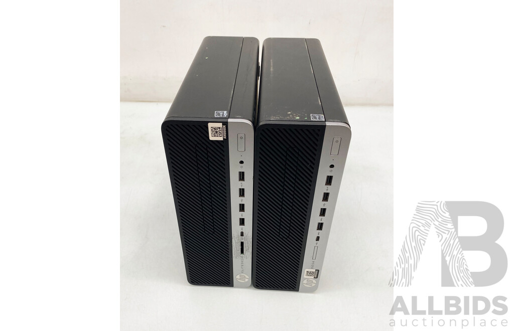 HP (705 G4 SFF) Elitedesk Desktop Computer - Lot of Two