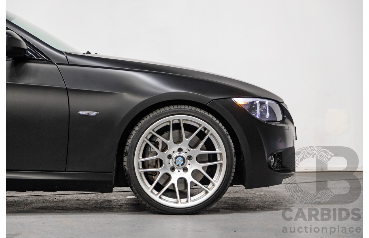 8/2010 BMW 335i M-Sport E92 MY10 2d Coupe Satin Black Wrap Turbo 3.0L