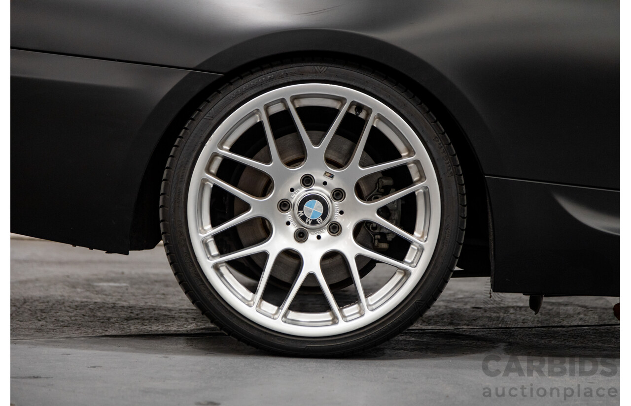 8/2010 BMW 335i M-Sport E92 MY10 2d Coupe Satin Black Wrap Turbo 3.0L