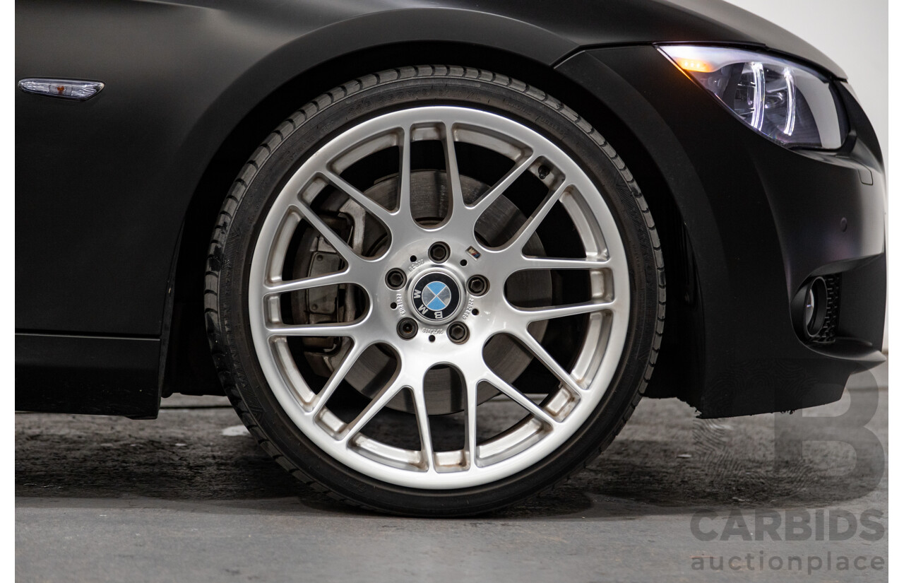 8/2010 BMW 335i M-Sport E92 MY10 2d Coupe Satin Black Wrap Turbo 3.0L
