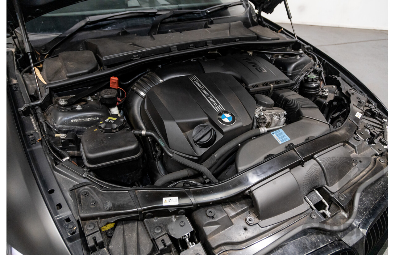 8/2010 BMW 335i M-Sport E92 MY10 2d Coupe Satin Black Wrap Turbo 3.0L