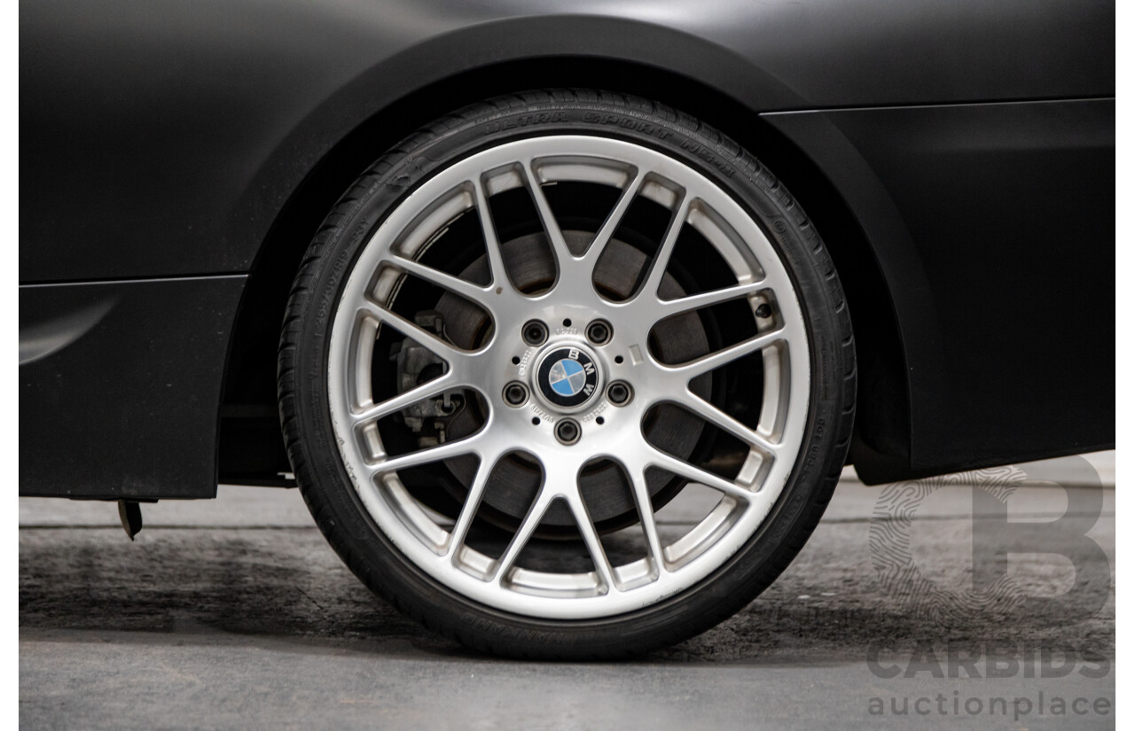 8/2010 BMW 335i M-Sport E92 MY10 2d Coupe Satin Black Wrap Turbo 3.0L