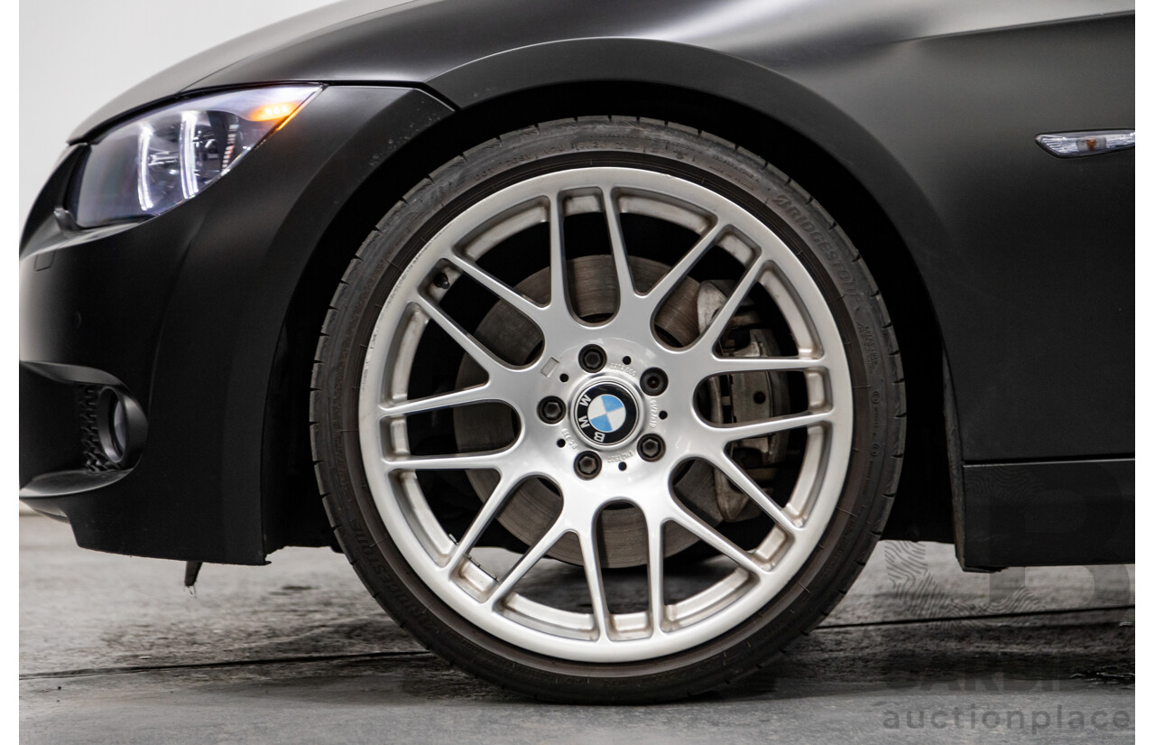 8/2010 BMW 335i M-Sport E92 MY10 2d Coupe Satin Black Wrap Turbo 3.0L