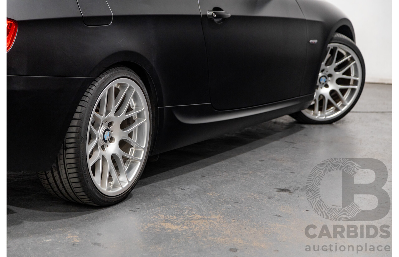 8/2010 BMW 335i M-Sport E92 MY10 2d Coupe Satin Black Wrap Turbo 3.0L
