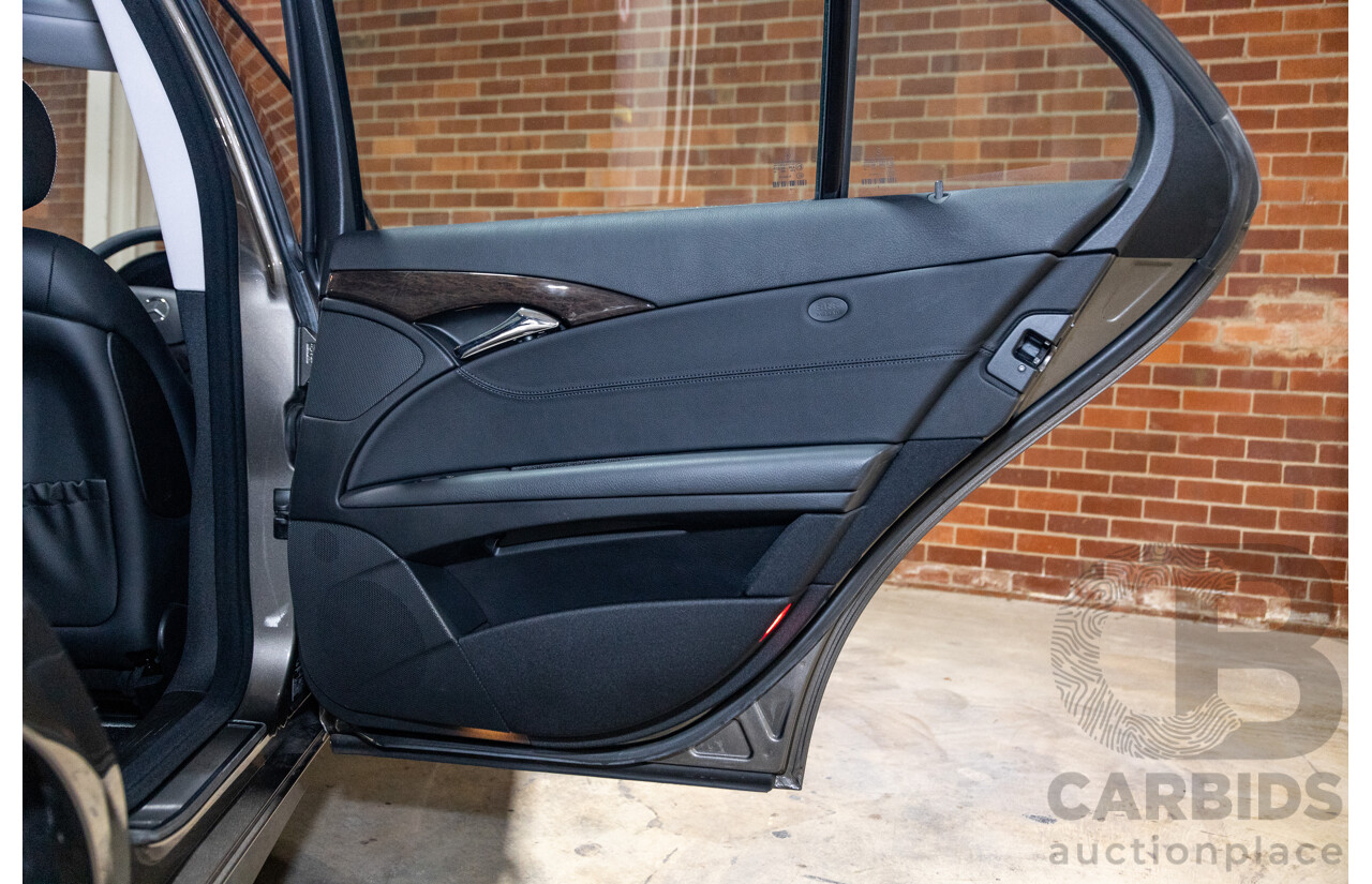 4/2009 Mercedes Benz E280 Sports Edition 211 MY07 Upgrade 4d Sedan Indium Grey Metallic V6 3.0L