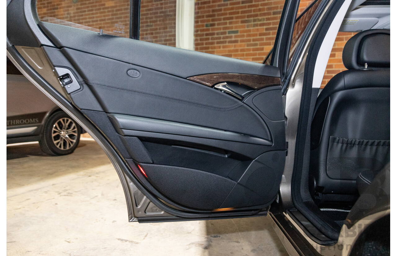 4/2009 Mercedes Benz E280 Sports Edition 211 MY07 Upgrade 4d Sedan Indium Grey Metallic V6 3.0L