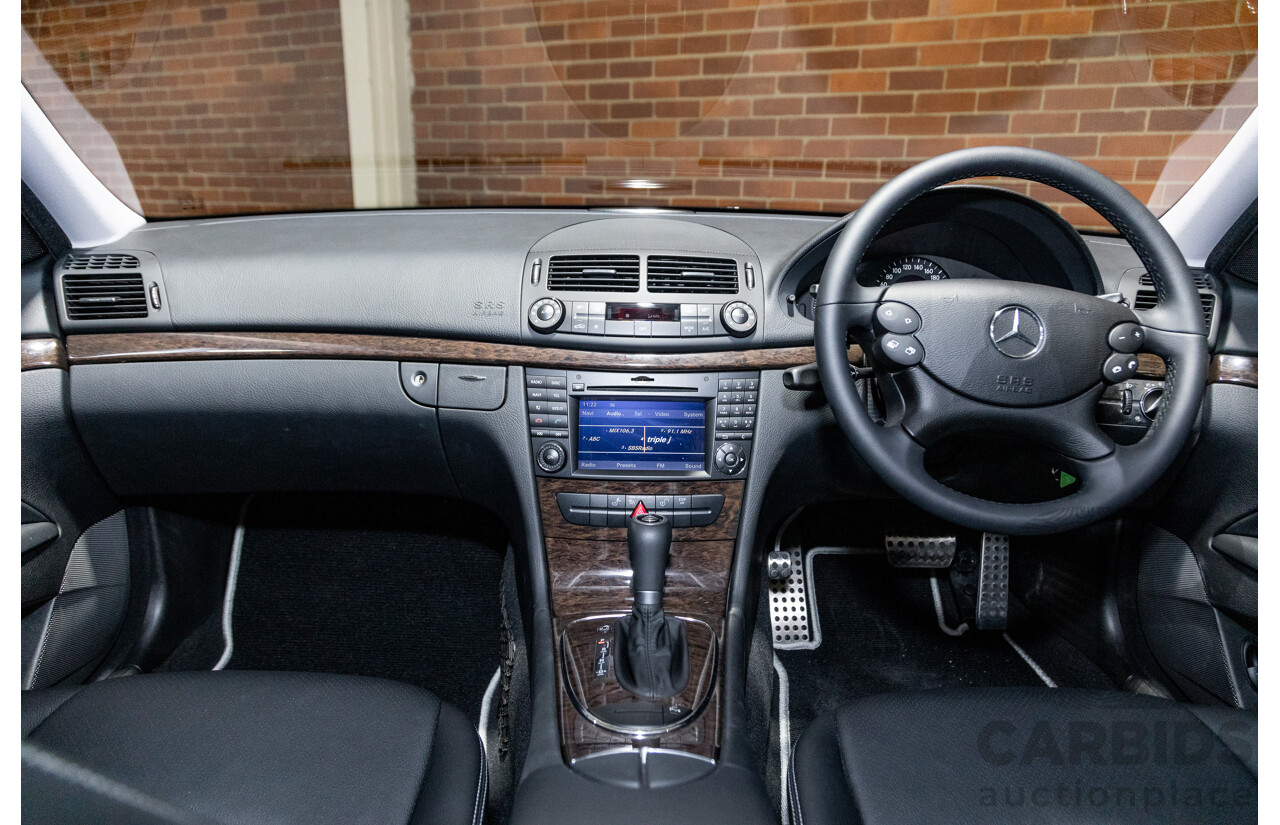 4/2009 Mercedes Benz E280 Sports Edition 211 MY07 Upgrade 4d Sedan Indium Grey Metallic V6 3.0L