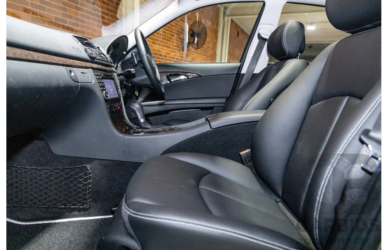 4/2009 Mercedes Benz E280 Sports Edition 211 MY07 Upgrade 4d Sedan Indium Grey Metallic V6 3.0L