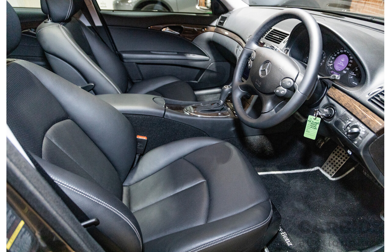 4/2009 Mercedes Benz E280 Sports Edition 211 MY07 Upgrade 4d Sedan Indium Grey Metallic V6 3.0L