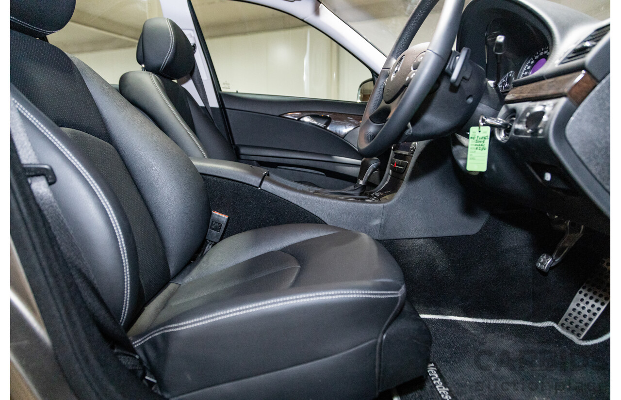 4/2009 Mercedes Benz E280 Sports Edition 211 MY07 Upgrade 4d Sedan Indium Grey Metallic V6 3.0L