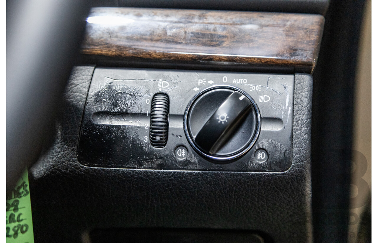 4/2009 Mercedes Benz E280 Sports Edition 211 MY07 Upgrade 4d Sedan Indium Grey Metallic V6 3.0L