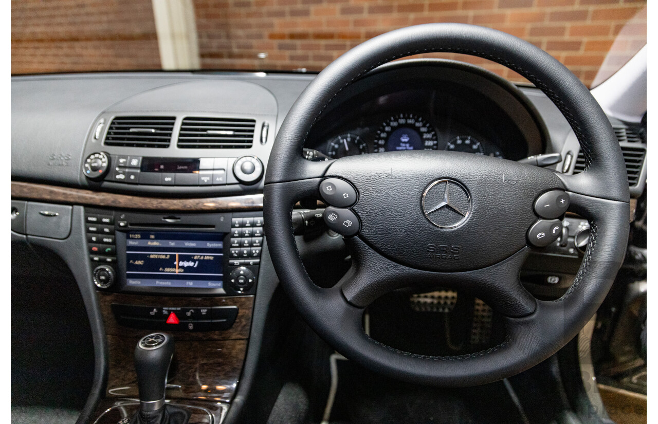 4/2009 Mercedes Benz E280 Sports Edition 211 MY07 Upgrade 4d Sedan Indium Grey Metallic V6 3.0L