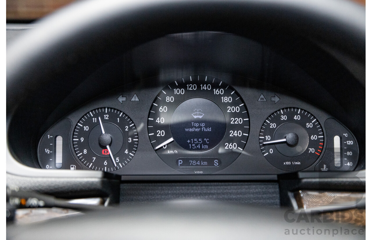 4/2009 Mercedes Benz E280 Sports Edition 211 MY07 Upgrade 4d Sedan Indium Grey Metallic V6 3.0L