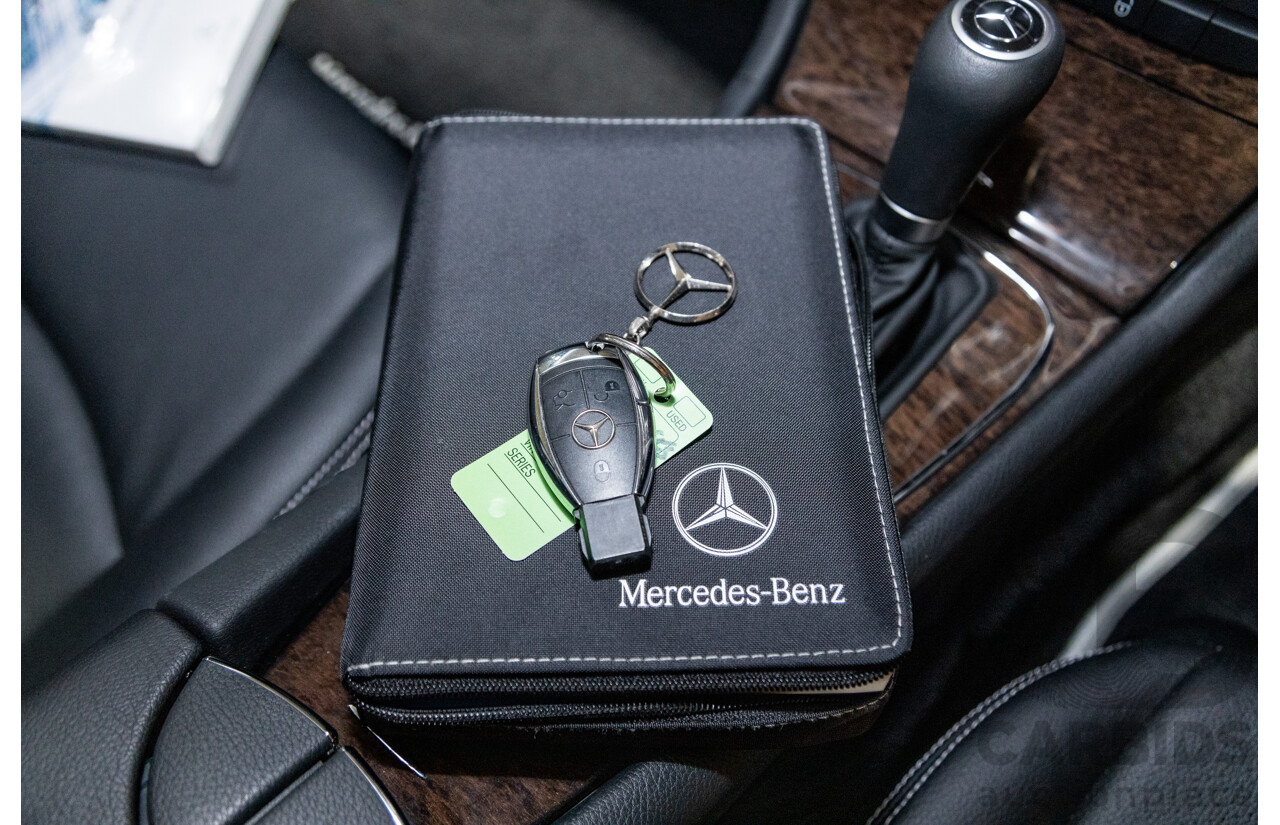 4/2009 Mercedes Benz E280 Sports Edition 211 MY07 Upgrade 4d Sedan Indium Grey Metallic V6 3.0L