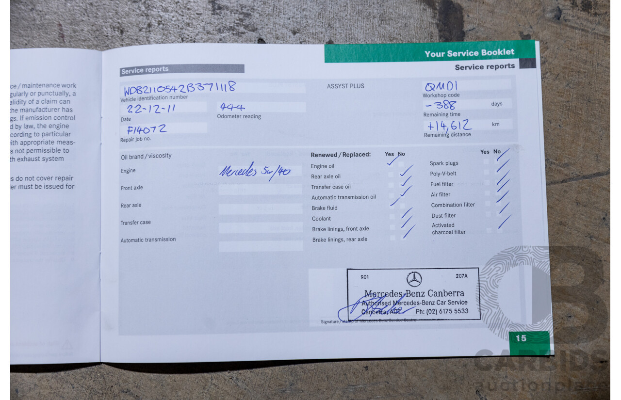 4/2009 Mercedes Benz E280 Sports Edition 211 MY07 Upgrade 4d Sedan Indium Grey Metallic V6 3.0L