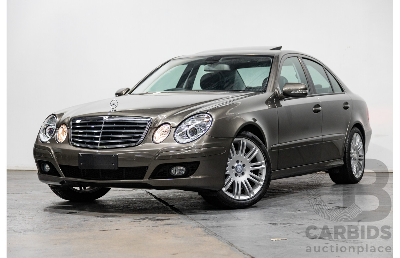 4/2009 Mercedes Benz E280 Sports Edition 211 MY07 Upgrade 4d Sedan Indium Grey Metallic V6 3.0L