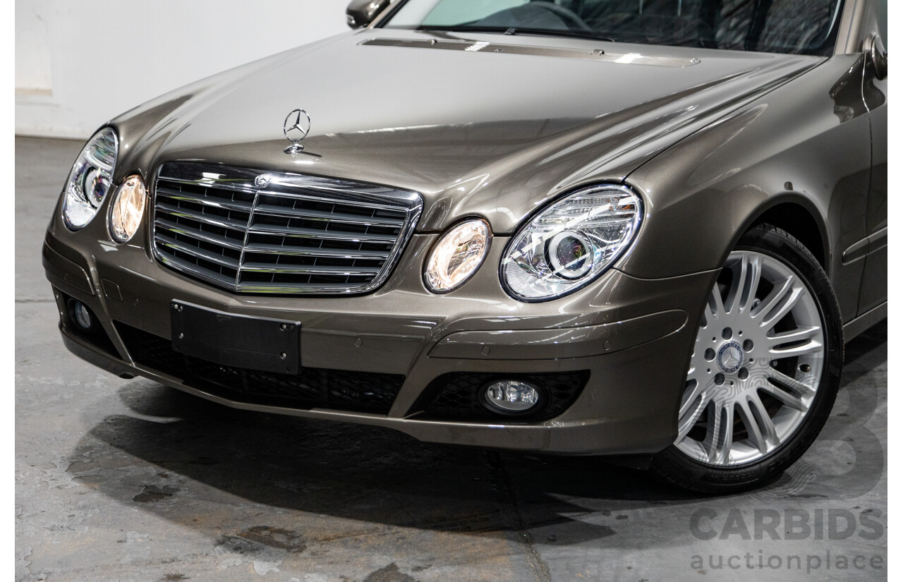 4/2009 Mercedes Benz E280 Sports Edition 211 MY07 Upgrade 4d Sedan Indium Grey Metallic V6 3.0L