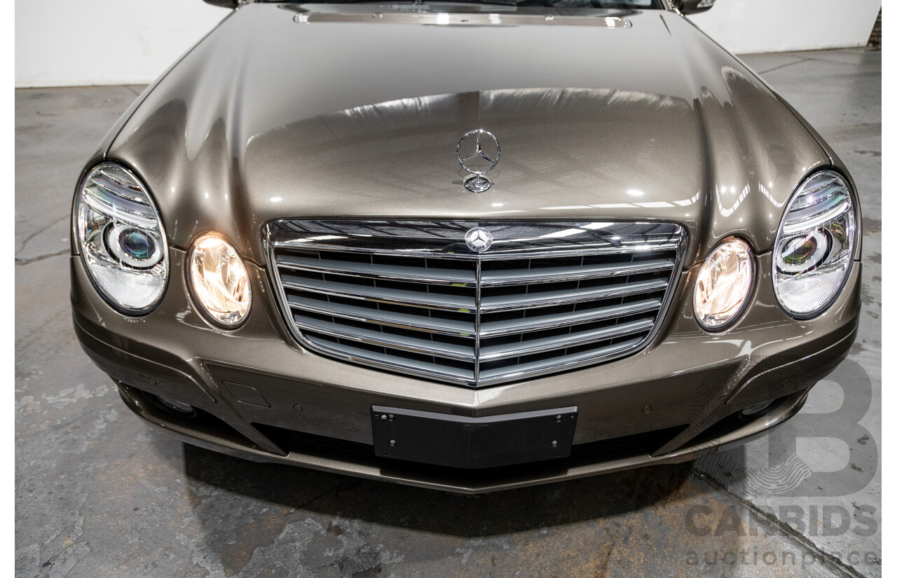 4/2009 Mercedes Benz E280 Sports Edition 211 MY07 Upgrade 4d Sedan Indium Grey Metallic V6 3.0L