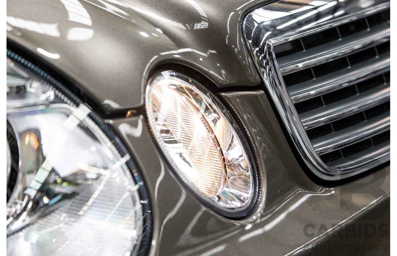 4/2009 Mercedes Benz E280 Sports Edition 211 MY07 Upgrade 4d Sedan Indium Grey Metallic V6 3.0L