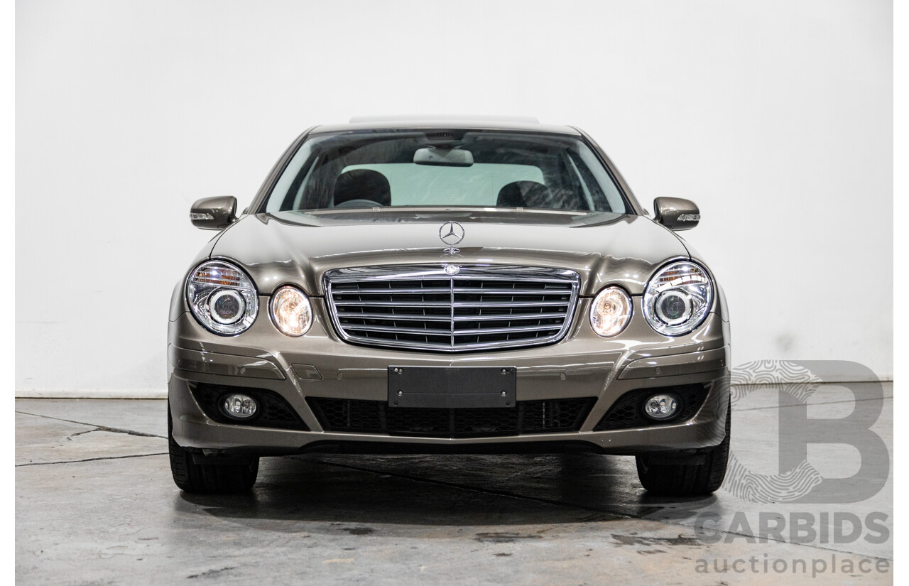 4/2009 Mercedes Benz E280 Sports Edition 211 MY07 Upgrade 4d Sedan Indium Grey Metallic V6 3.0L