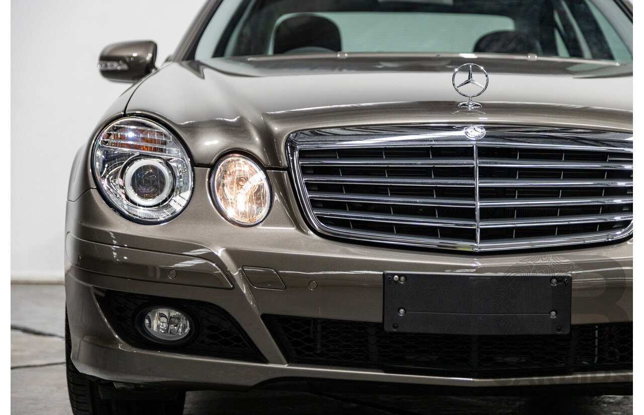 4/2009 Mercedes Benz E280 Sports Edition 211 MY07 Upgrade 4d Sedan Indium Grey Metallic V6 3.0L