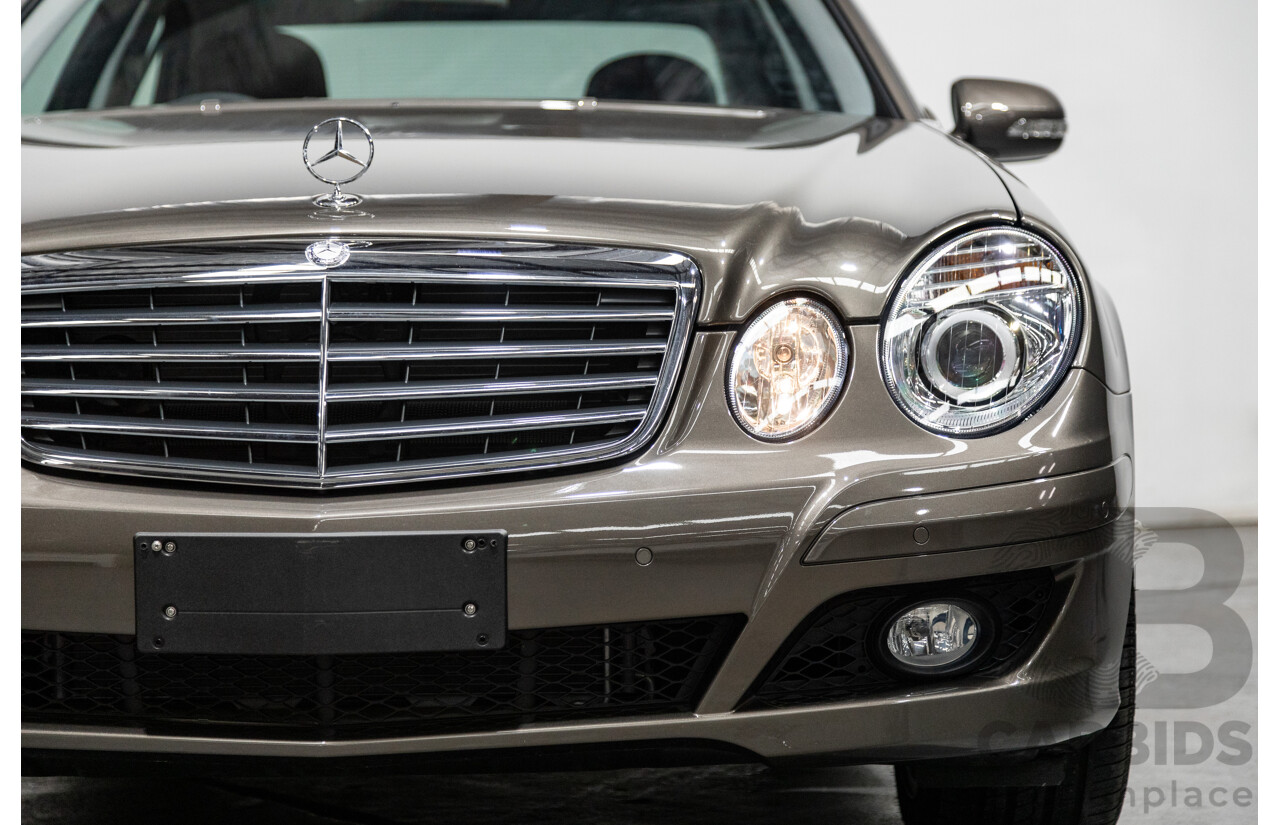 4/2009 Mercedes Benz E280 Sports Edition 211 MY07 Upgrade 4d Sedan Indium Grey Metallic V6 3.0L