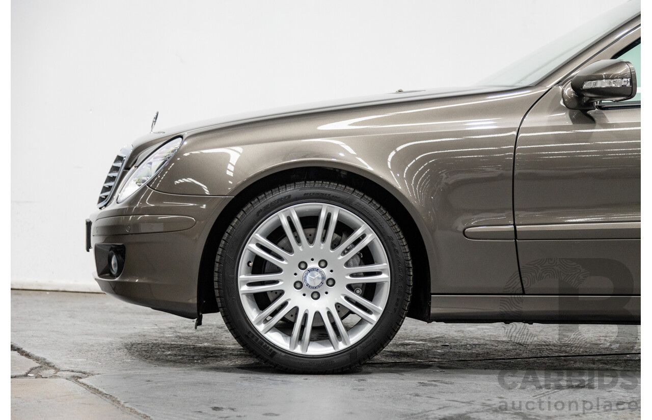 4/2009 Mercedes Benz E280 Sports Edition 211 MY07 Upgrade 4d Sedan Indium Grey Metallic V6 3.0L