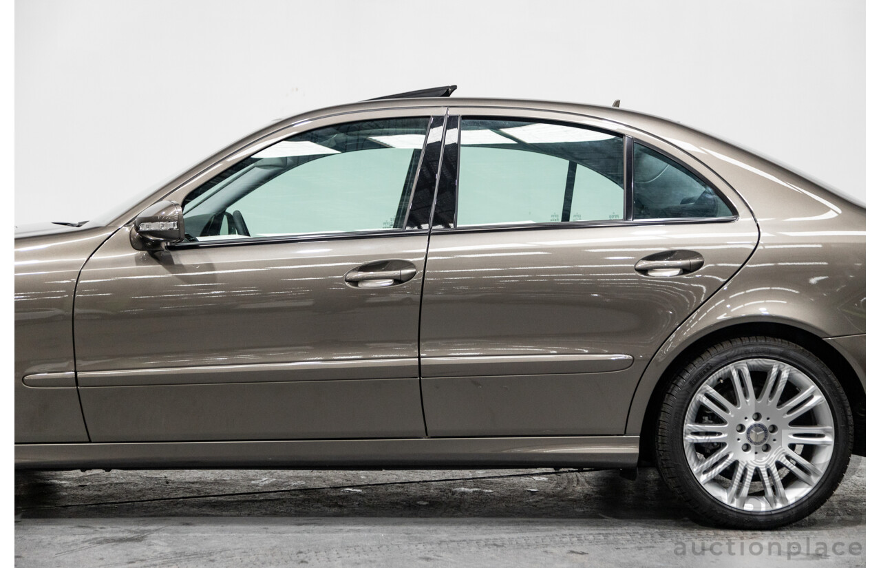 4/2009 Mercedes Benz E280 Sports Edition 211 MY07 Upgrade 4d Sedan Indium Grey Metallic V6 3.0L