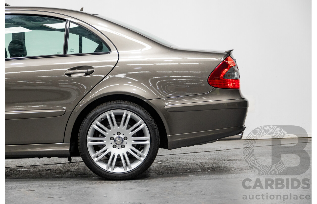 4/2009 Mercedes Benz E280 Sports Edition 211 MY07 Upgrade 4d Sedan Indium Grey Metallic V6 3.0L