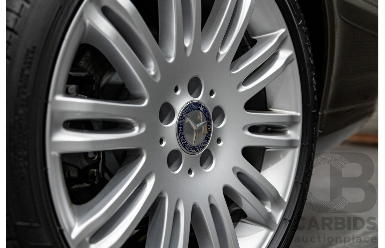 4/2009 Mercedes Benz E280 Sports Edition 211 MY07 Upgrade 4d Sedan Indium Grey Metallic V6 3.0L