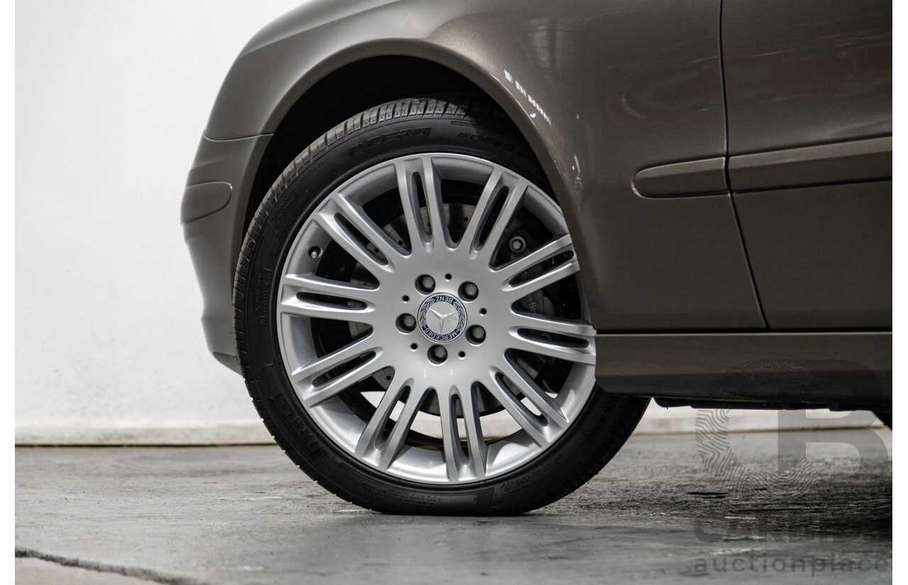 4/2009 Mercedes Benz E280 Sports Edition 211 MY07 Upgrade 4d Sedan Indium Grey Metallic V6 3.0L