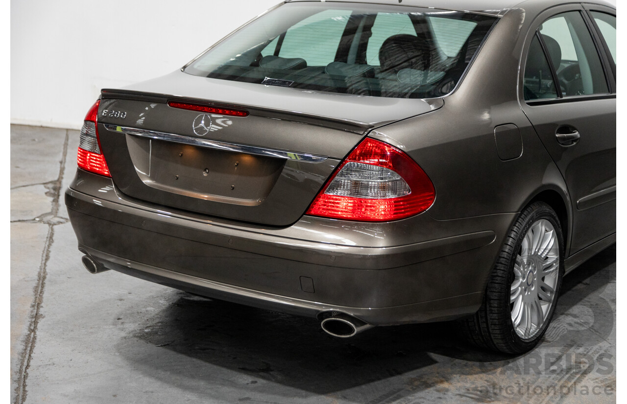 4/2009 Mercedes Benz E280 Sports Edition 211 MY07 Upgrade 4d Sedan Indium Grey Metallic V6 3.0L