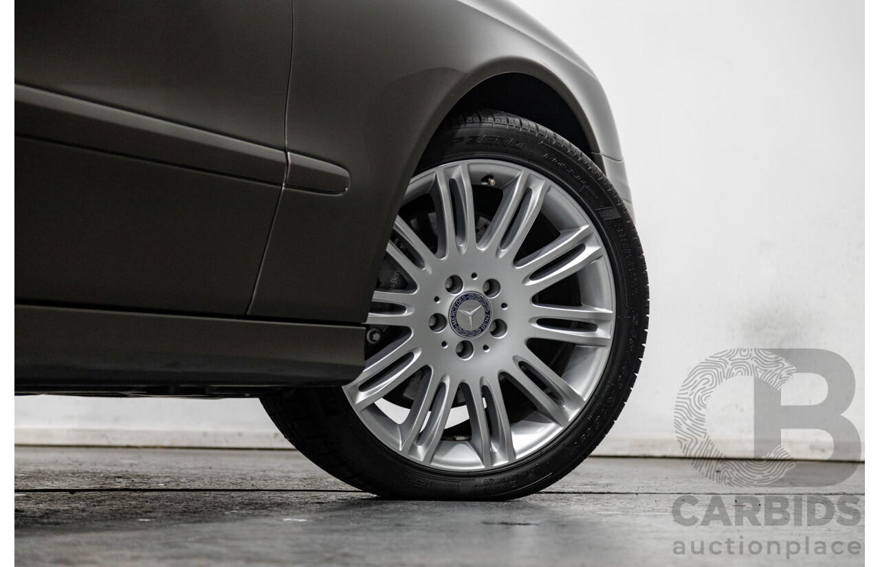 4/2009 Mercedes Benz E280 Sports Edition 211 MY07 Upgrade 4d Sedan Indium Grey Metallic V6 3.0L