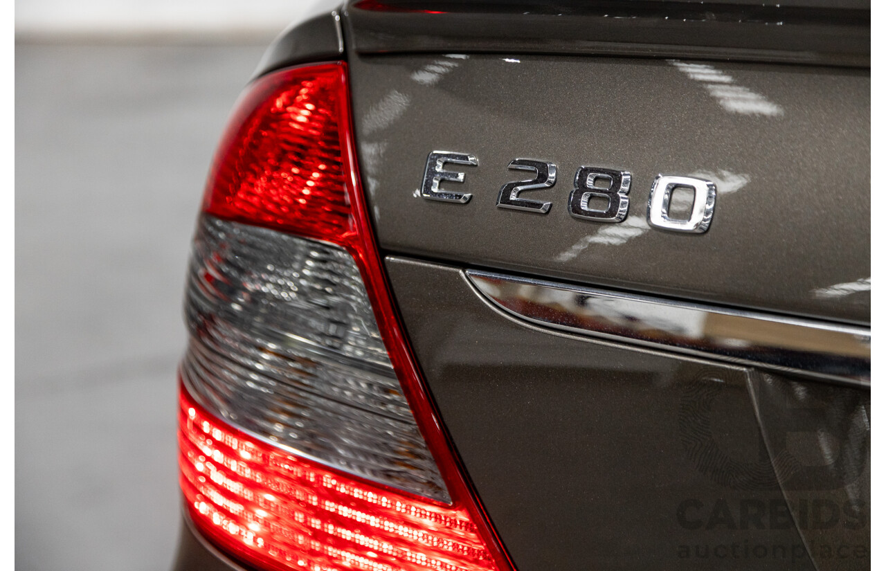 4/2009 Mercedes Benz E280 Sports Edition 211 MY07 Upgrade 4d Sedan Indium Grey Metallic V6 3.0L