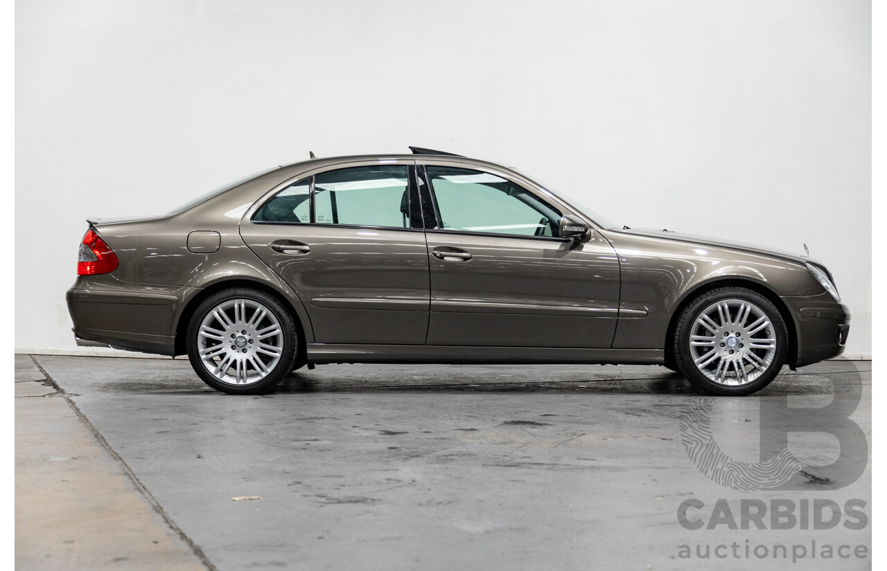 4/2009 Mercedes Benz E280 Sports Edition 211 MY07 Upgrade 4d Sedan Indium Grey Metallic V6 3.0L