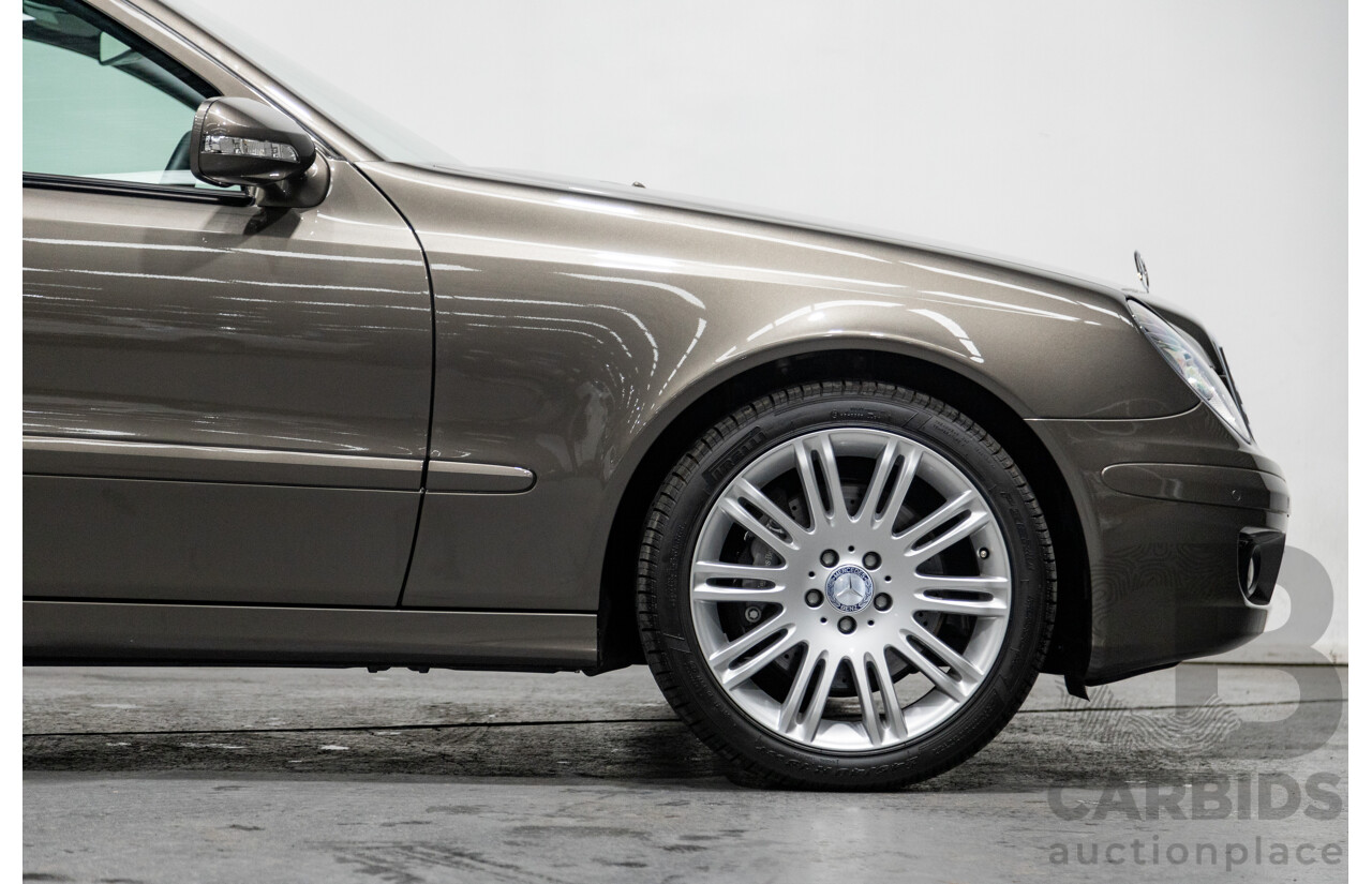 4/2009 Mercedes Benz E280 Sports Edition 211 MY07 Upgrade 4d Sedan Indium Grey Metallic V6 3.0L
