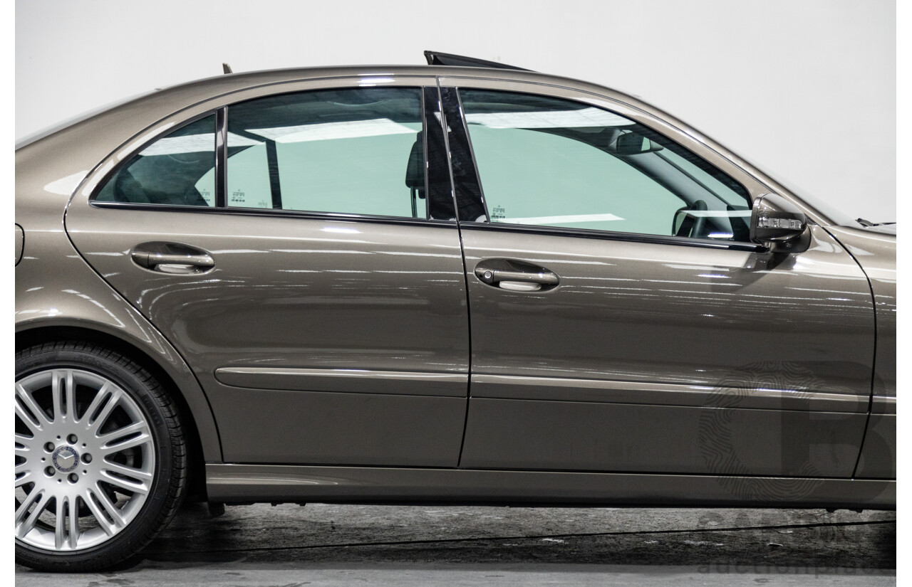 4/2009 Mercedes Benz E280 Sports Edition 211 MY07 Upgrade 4d Sedan Indium Grey Metallic V6 3.0L