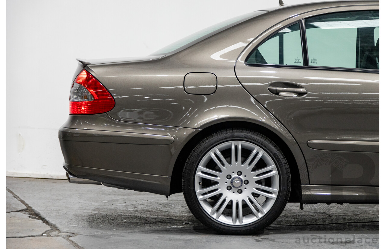 4/2009 Mercedes Benz E280 Sports Edition 211 MY07 Upgrade 4d Sedan Indium Grey Metallic V6 3.0L