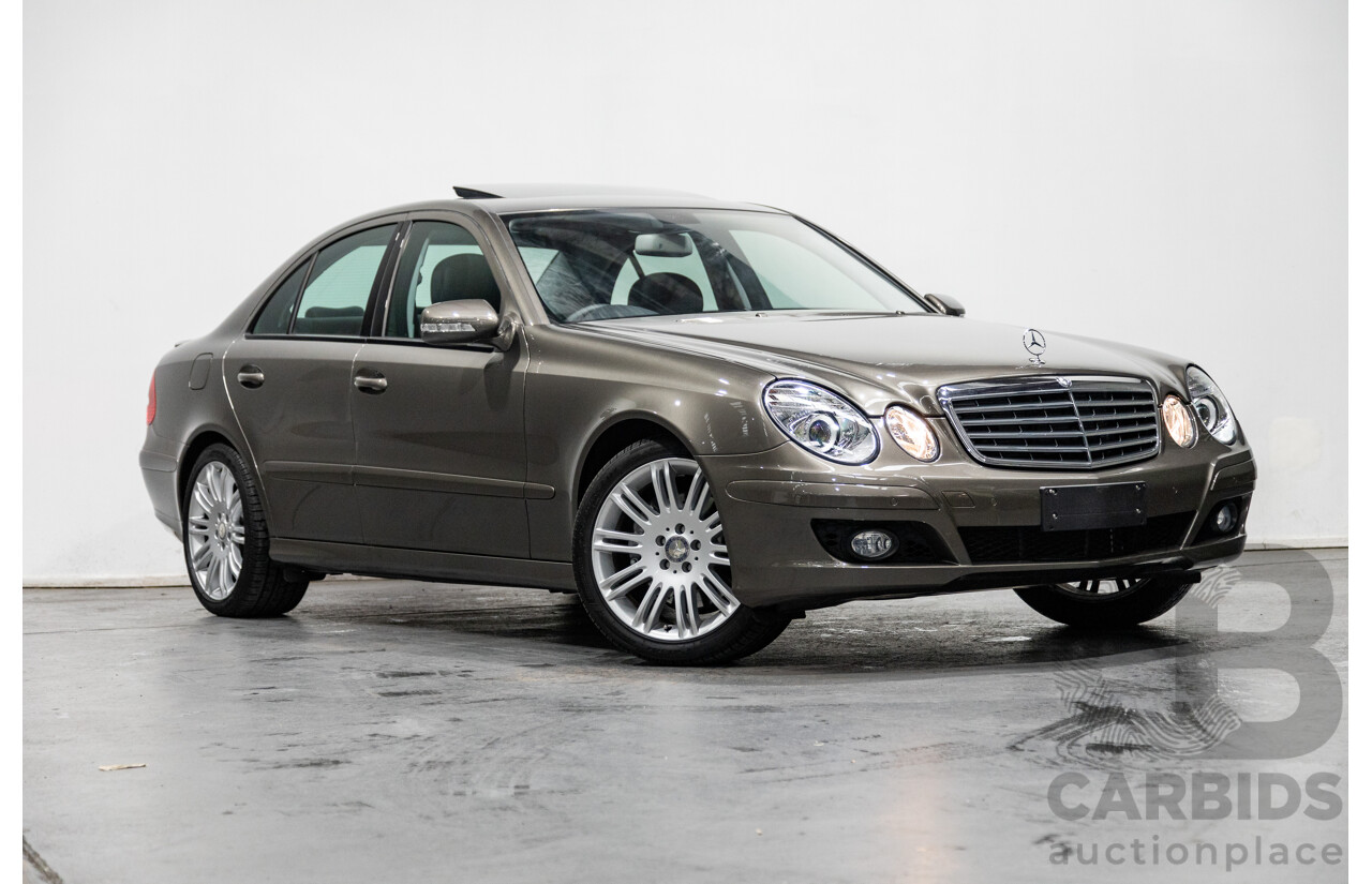 4/2009 Mercedes Benz E280 Sports Edition 211 MY07 Upgrade 4d Sedan Indium Grey Metallic V6 3.0L